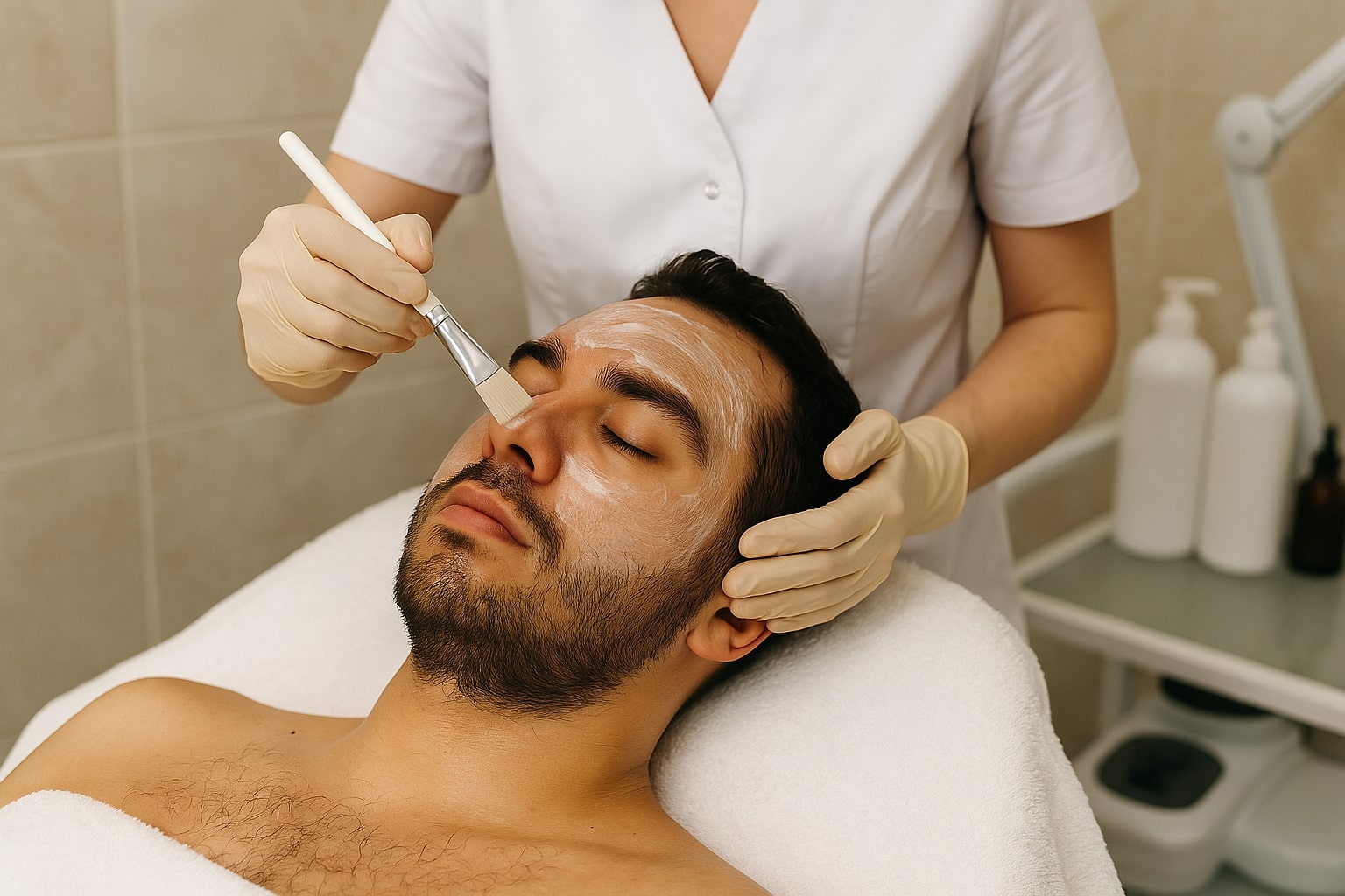 Facial Pria untuk Kulit Berminyak di Klinik Kecantikan, Formula Treatment Biar Wajah Tetap Kece