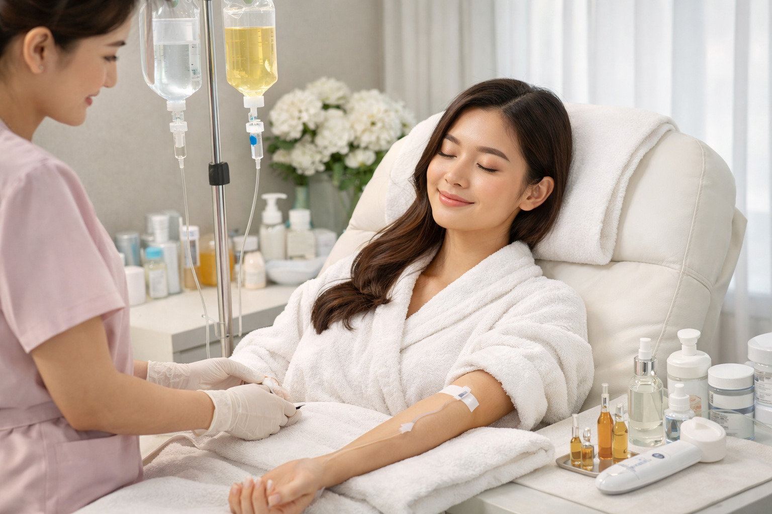 Infus Whitening dan Skinbooster di Kelapa Gading, Membantu Mengatasi Kulit Kering dan Hidrasi