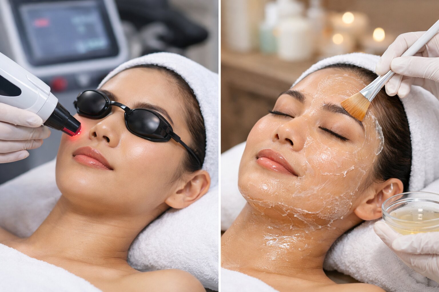 Perbandingan Laser Pico vs Chemical Peeling, Mana Lebih Cepat Hasilnya?