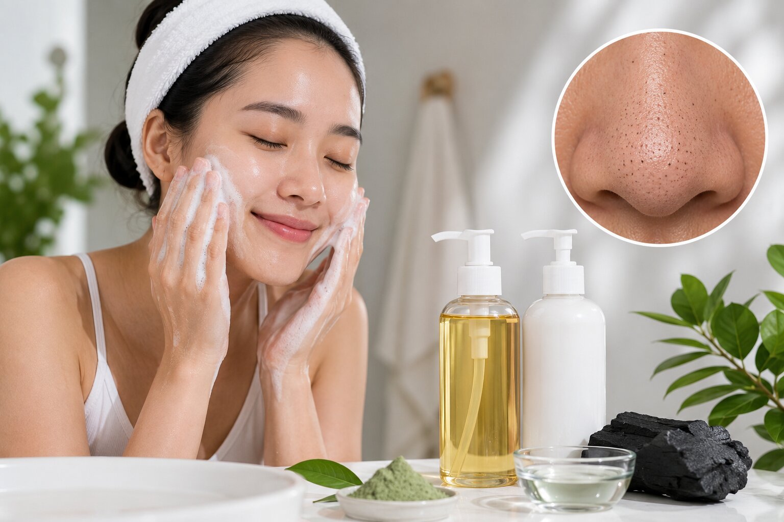 Mencegah Komedo Membandel dengan Teknik Double Cleansing dan 3 Bahan Penting